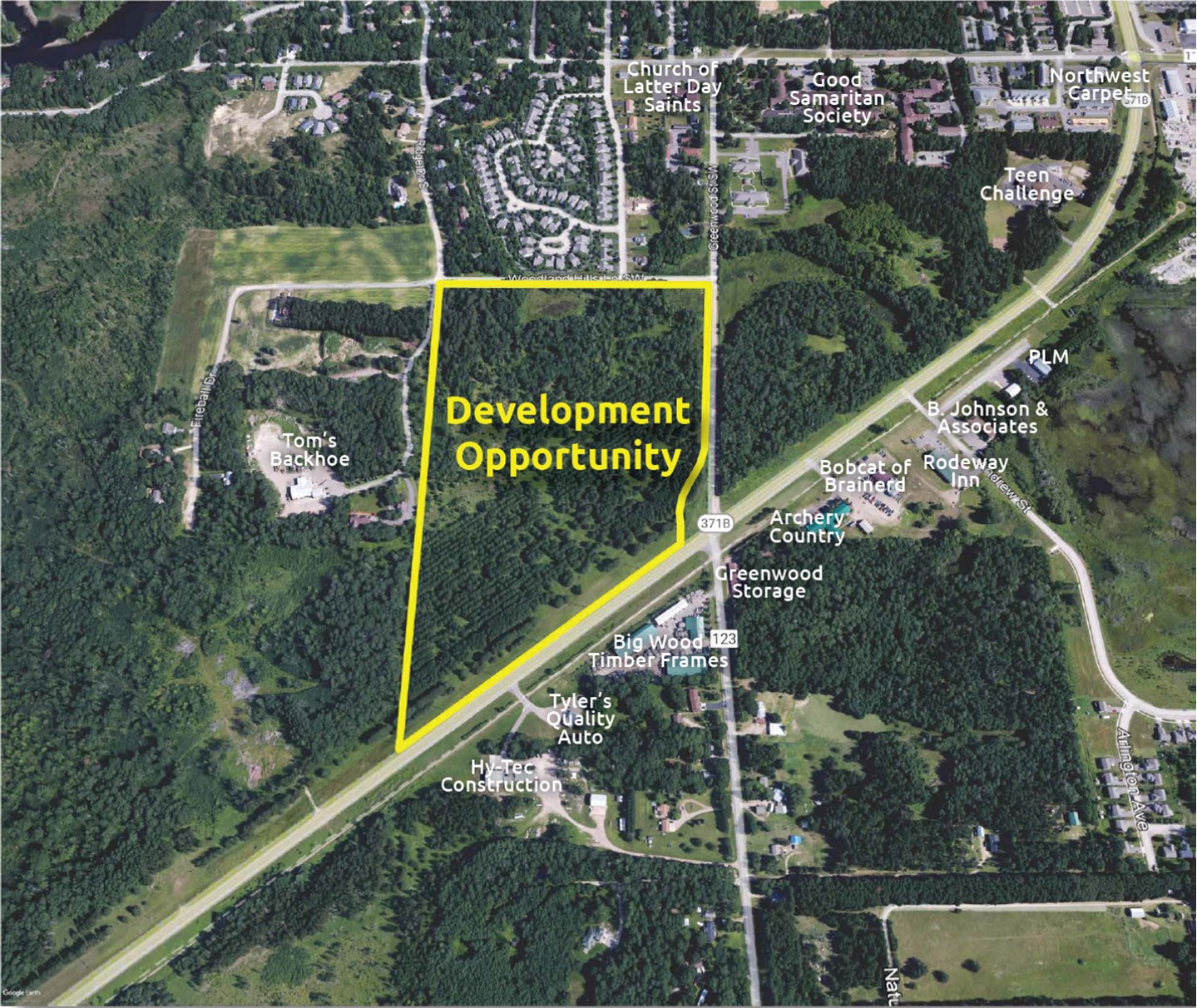 PRICE REDUCED! Business Hwy 371 Development Opportunity