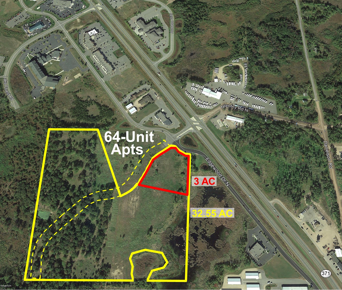Hwy 371 Commercial Acreage (32.55 AC)