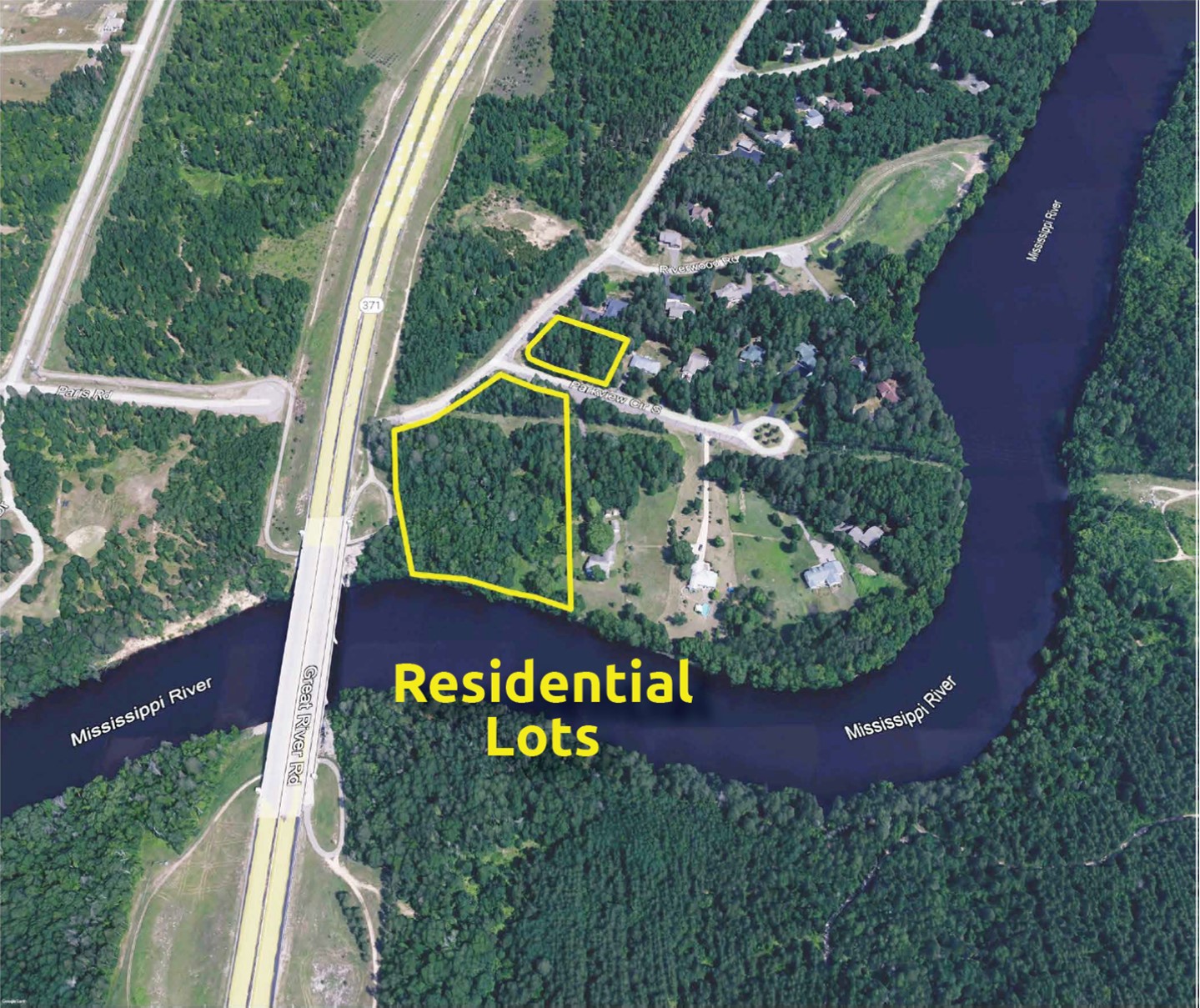 Residential Lots on the Mississippi River