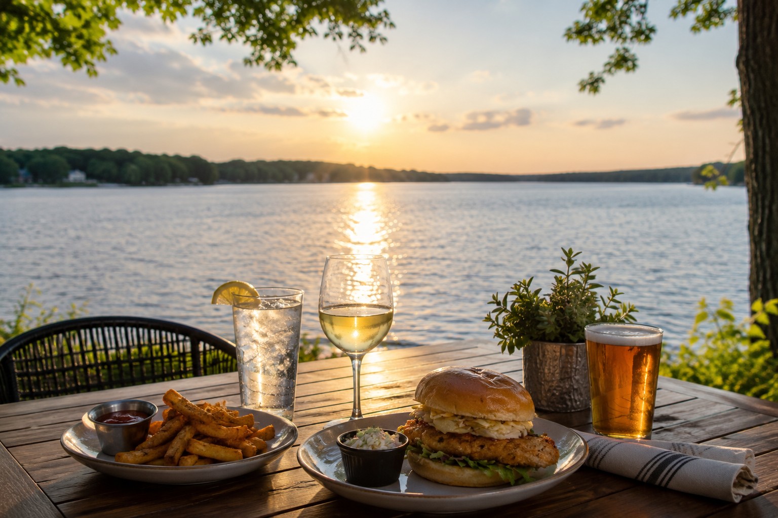 Lakes Area Bar/Restaurant w/Lakeshore